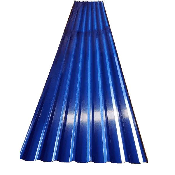 Teja metálica arquitectónica azul